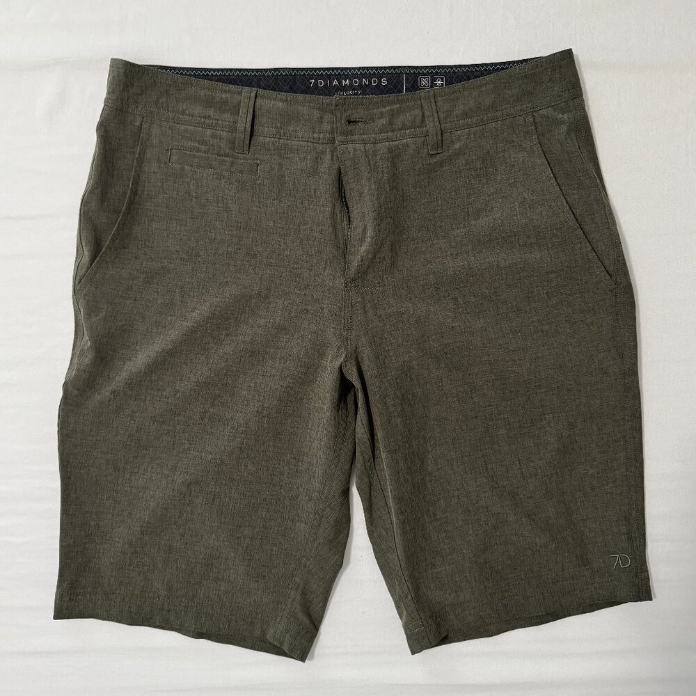 7 Diamonds 7D Men's Velocity Performance Short Size: 32